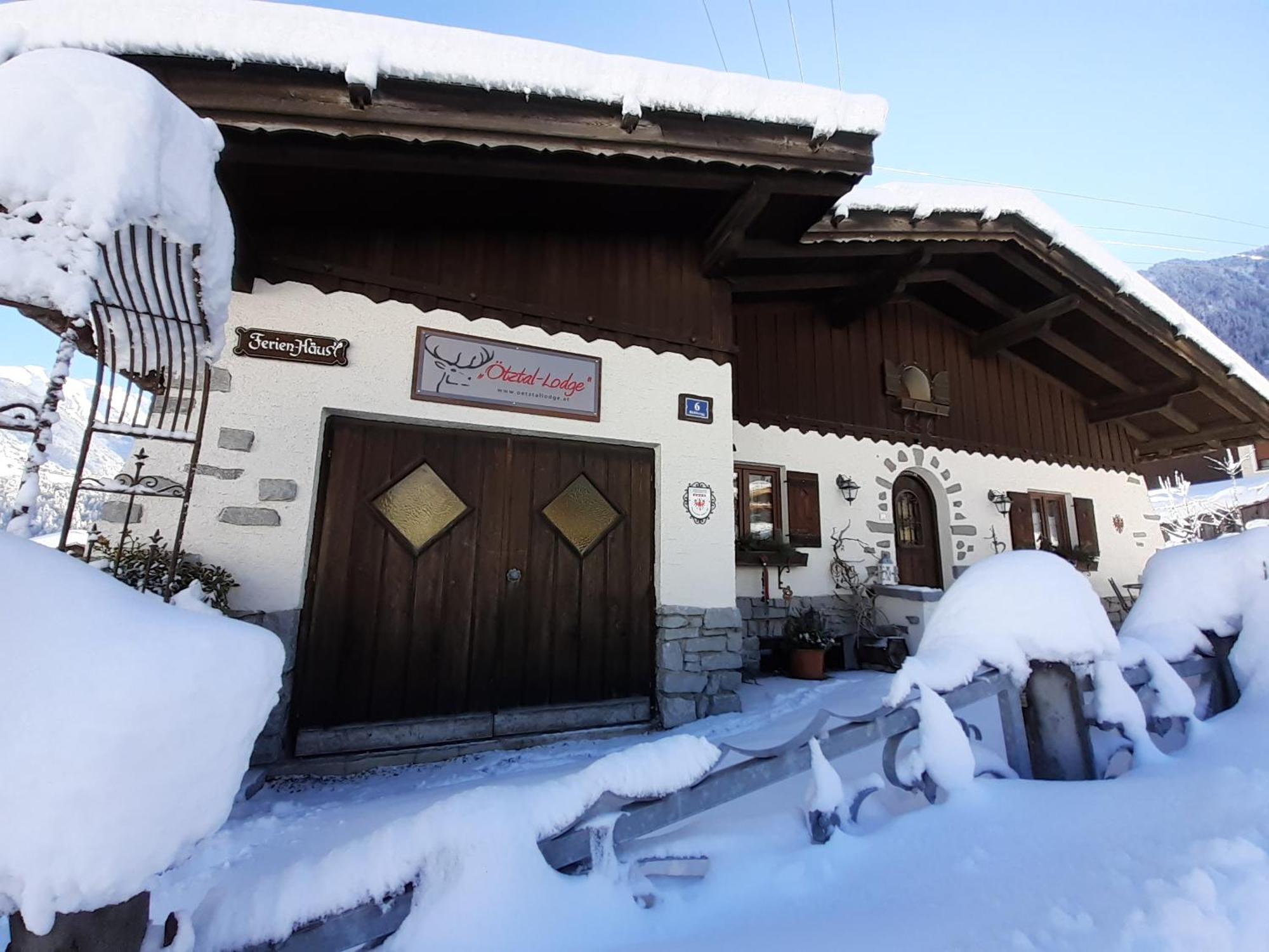 Ferienhaus Oetztal-Lodge Sautens Exterior foto